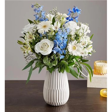 Treasured Memories ™ Blue And White